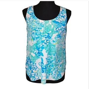 Lily Pulitzer silk sleeveless top